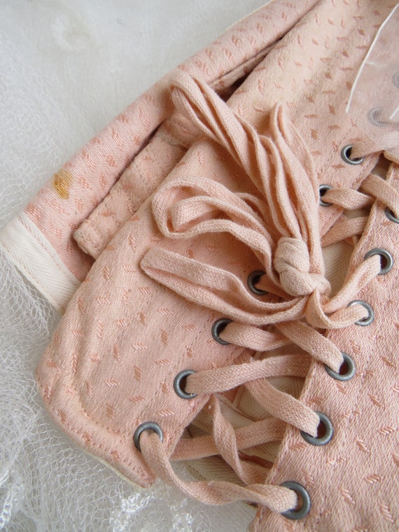 old corset/ bodice pink