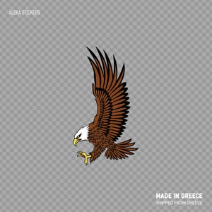 Sticker autocollant aigle à tête blanche attaque Phoenix Rising régénéré insigne mouche de pegasus insigne liberté oiseau élégant Wingy Amérique W7X2X