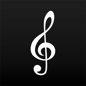 Decal Sticker Music Note Bass clef muziek dj muziekinstrumenten muziekaantekening noteert pitch klasse piano gitaar pianist WW966