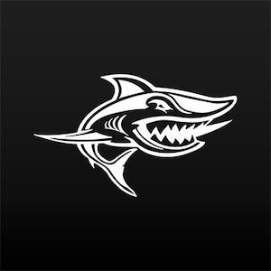Decal Sticker Shark Jaws gevaar open zee Scuba surf Topkwaliteit vinyl terreur wild leven ZZ7XR