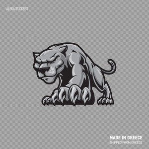 Decal Pegatina Puma Panta gran gato Felidae King macho fuerte Panthera leo sabana Sub-Saharan Africa Hungry Roaring terror malicioso ZZ973
