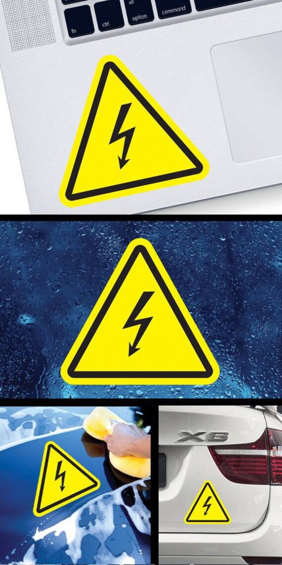 Signo de riesgo de peligro de choque eléctrico 150 X 50mm Advertencia Peligro Vinilo Pegatina Calcomanía Signo de riesgo de peligro de choque eléctrico 150 X 50mm Advertencia Peligro Vinilo Pegatina Calcomanía