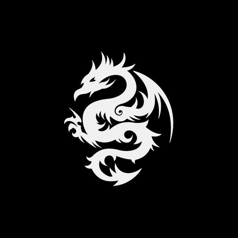 Decal Sticker Tribal Dragon Racing Design Flamed Helmet Etsy UK