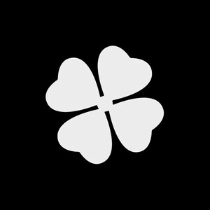 Chance de trèfle à quatre feuilles autocollant Decal ZK599