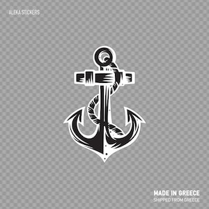 Sticker Sticker anker Nany zeilen jacht matroos zee schip zeilboot open zee XZE49