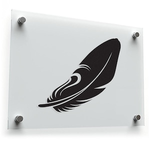 Sticker sticker veer silhouet sticker elegant ontwerp schrijfrol papyrus literatuur geschiedenis letters ZKRS5