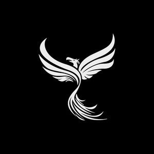 Sticker autocollant Phoenix Rising Tribal tatouage aigle pégase insigne liberté oiseau mouche insigne élégant Wingy ZK385
