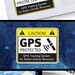 Decal Sticker Gps Tracking System Protected Vehicle Recovery Private ...