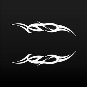 Naklejka Tribal Racing Design płonący kask motocyklowy najwyższej jakości motocykl samochód dekoracja skutera wodnego ZZZZ5