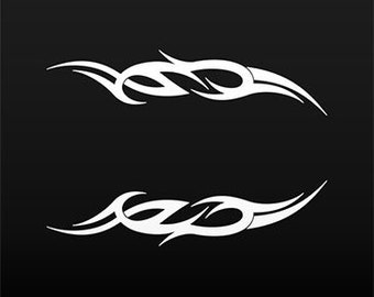 Decal Sticker Tribal Racing Design flamed Helmet motorcycle top quality Motorbike car Jet ski decoration ZZZZ5