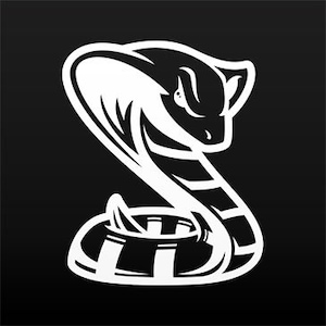 Decal Sticker White Cobra India exotische feng shui surf stijl topkwaliteit vinyl W9X58