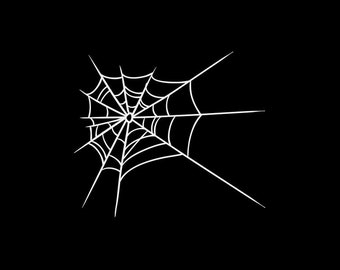 Spider Web Decal Sticker | High-Quality Vinyl Halloween Decoration for Cars, Windows, and Walls KR785