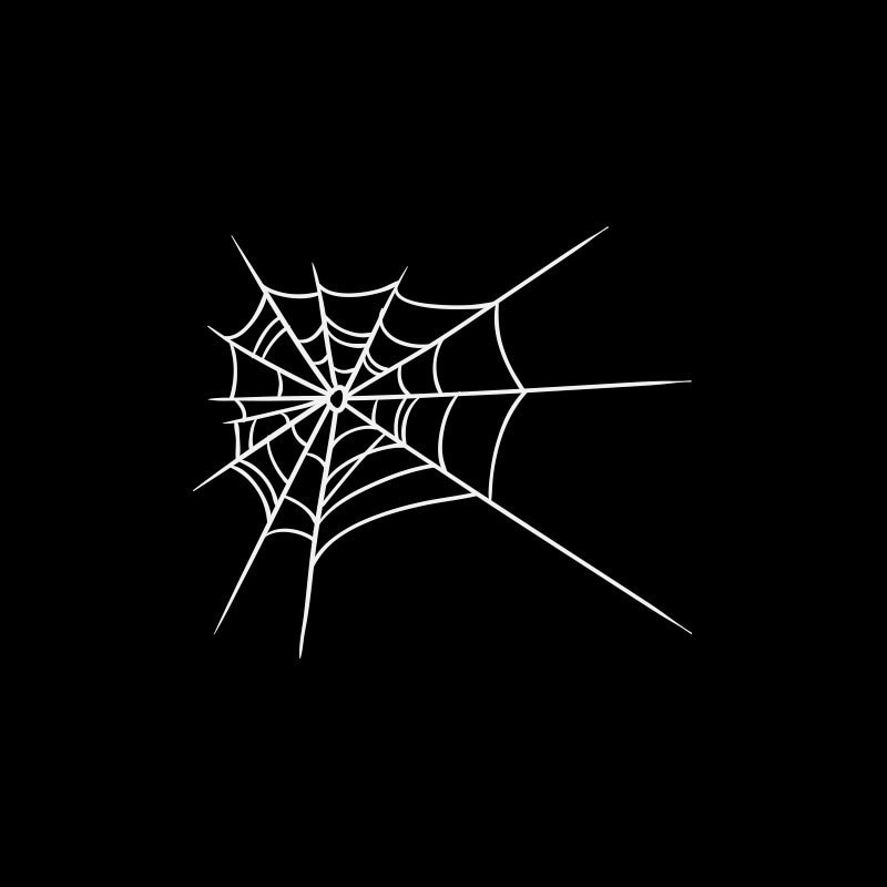 Spider Web Decal Sticker | High-Quality Vinyl Halloween Decoration for Cars, Windows, and Walls KR785