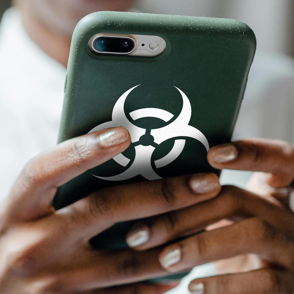 Biohazard Symbol Sticker – Durable, Vinyl Decal for Hazardous Material ...