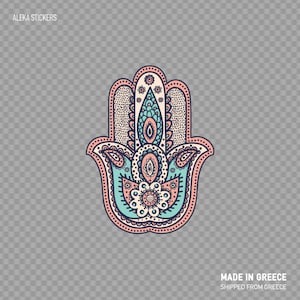 Fatima Hamsa-handstickers: symbolische bescherming voor positieve energie Geef uw ruimte rust met 22699