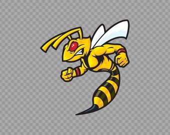 Decal Sticker Bee Hornet Wasp motorbike Car racing attack Waterproof and weatherproof for outdoor-indoor use  XXZZW