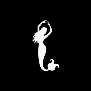 Sticker autocollant sirène Figure bateau décoration conte mer vie sous-marine femme fantaisie ZZ737