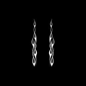 Sticker tribal flammes - Élégant, moderne et parfait pour la personnalisation, décoration automobile, moto, graphismes de véhicule XW8W9