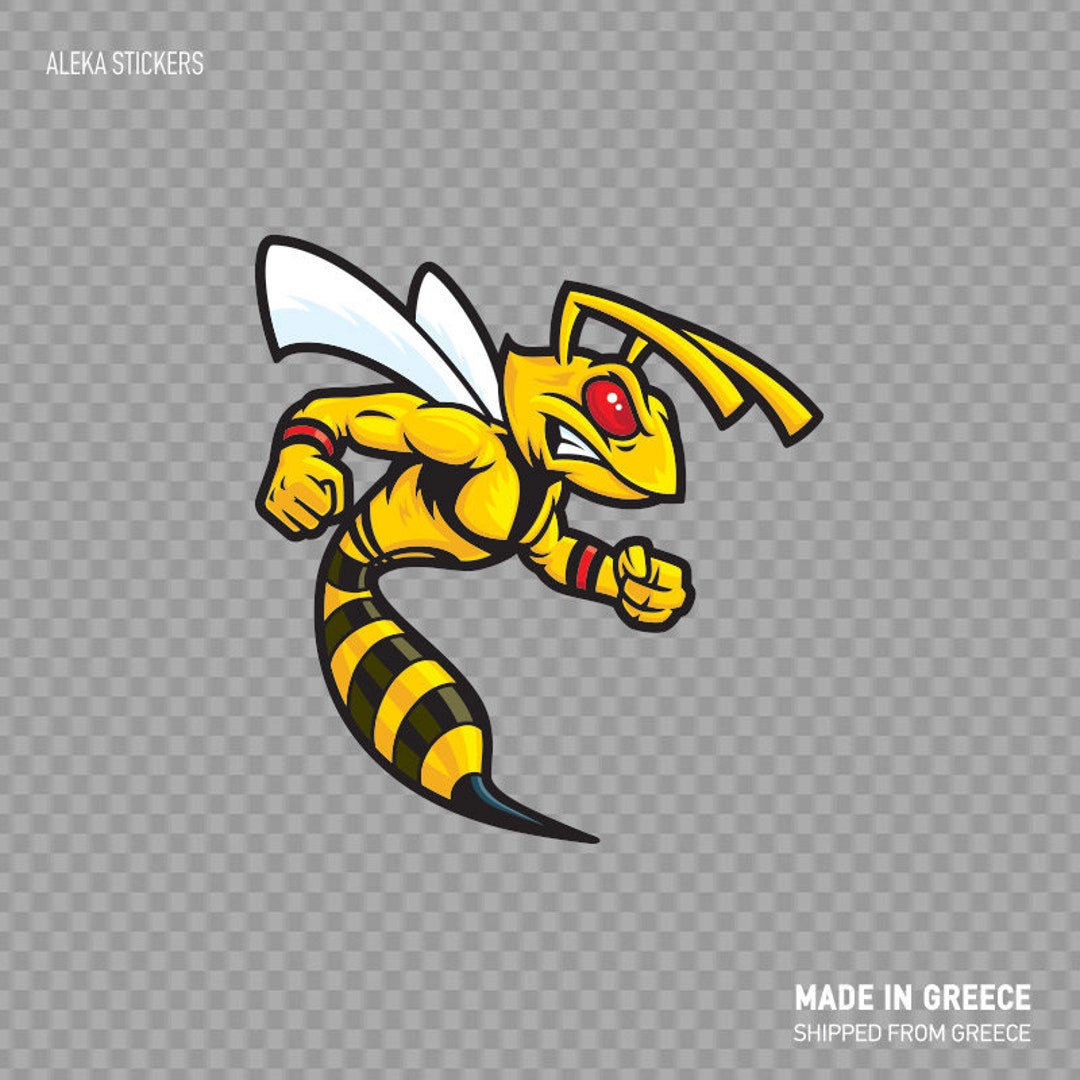 Wesp Sticker Decal Sticker Bee Hornet Wasp Sting Attack Power Car Decoration ...