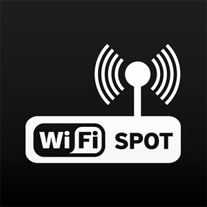 Sticker Sticker Wifi Spot Internet web communicatie Wi-Fi draadloze LAN netwerken netwerken X2WXR