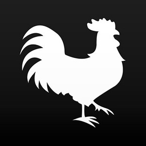 Sticker sticker haan cockerel Gallus figuur boerderij Cook chef eten pittige smaakvolle restaurant winkel decoratie kinderen kamer W9XR3