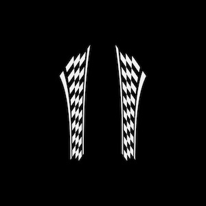 Aufkleber Aufkleber Flagge Racing Design Kariert Rennhelm Motorrad Top Qualität Motorrad Auto Jet Ski Dekoration Geschwindigkeit ZZRSX