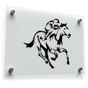 Sticker sticker paardenrennen jockey sport gokken snelheid wild topkwaliteit vinyl weerbestendig ZK7ZZ