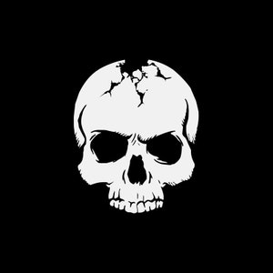 Sticker Sticker Crack Skull extreme slechtheid Evil Devil Satan demon hel Motor auto helm decoratie snelheid racen ZE5XX