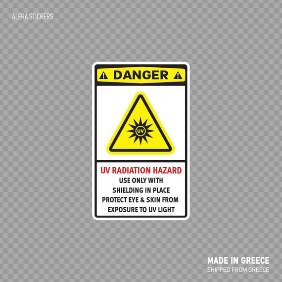 Radiation Warning Sticker