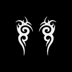 Aufkleber Aufkleber Tribal Racing Design geflammt Helm Motorrad Top Qualität Motorrad Auto Jetski Dekoration Geschwindigkeit ZZZE9