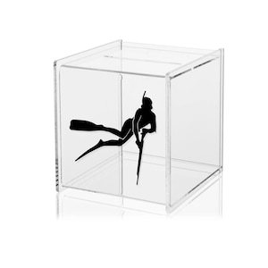 Aufkleber Sticker Taucher Speerfischen Apnoe Tiefseetauchen Angeln Taucher Meer Scuba Unterwasser-Boot Dekoration ZZ84W