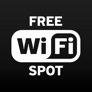 Sticker Sticker gratis Spot Internet web communicatie Wi-Fi draadloos netwerk vorming teken waterdicht weerbestendige winkel Restaurant deco X2WW7