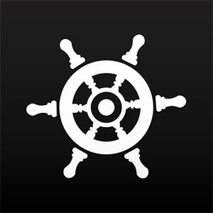 Decal Sticker Boat Steering Wheel avontuurschip Marine open zee zeilboot schip zeezeilzeilzeiljacht X5863