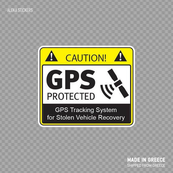 Decal Sticker Prevention GPS Tracking Systemfor Stolen Vehicle Etsy