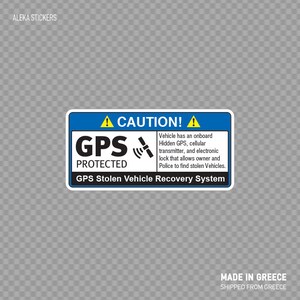 Sticker Verbeter de veiligheid van uw voertuig met GPS-bescherming Stickersticker: Voorkom ongeoorloofde toegang X4XR6