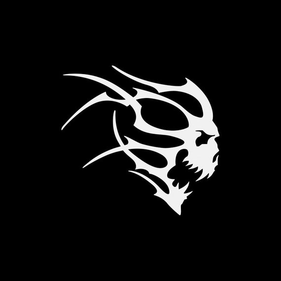 Decal Sticker Skull Flames Easy Rider ATV Car Decoration Death | Etsy