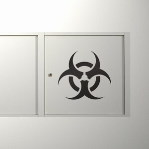 Biohazard Symbol Sticker – Durable, Vinyl Decal for Hazardous Material ...