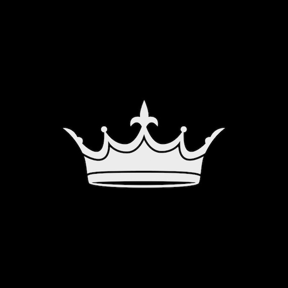 Decal Sticker Royal Crown Royal Heraldic King Kingdom Queen | Etsy