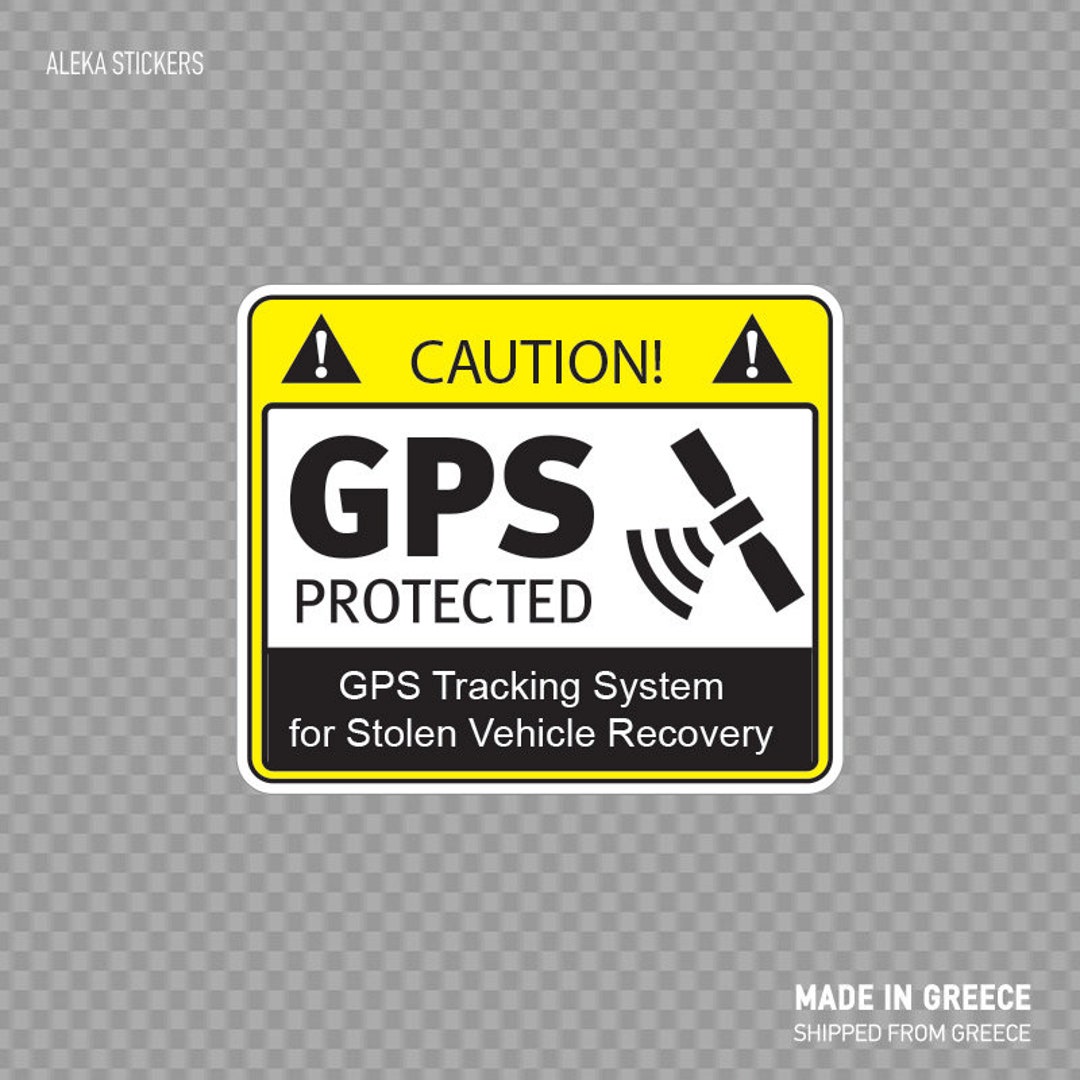 gps tracker bike sticker
