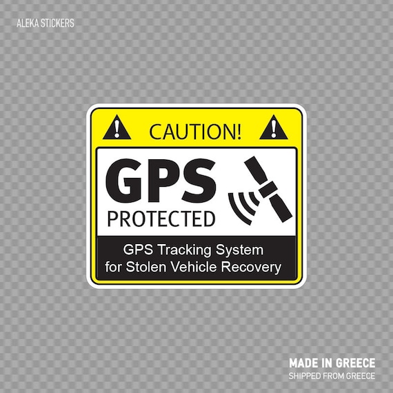 Decal Tracking System Protected Vehicle Recovery - Etsy