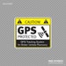 Decal Sticker Gps Tracking System Protected Vehicle Recovery Private ...