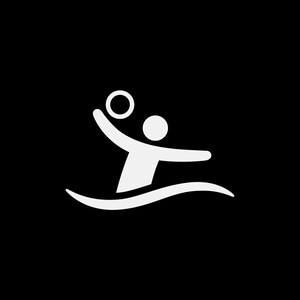 Sticker Sticker waterpolo zwembad sport lichaamsbeweging evenwicht sterkte flexibiliteit agility coördinatie uithoudingsvermogen fitness atletische ZKX7X