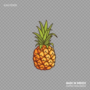 Decoratie sticker Sticker ananas exotisch Fruit Restaurant slaan decoratie gezondheid 23XR6