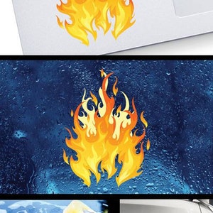 Decal Sticker Flames Easy Rider Flamed Fire Helmet Decoration ...
