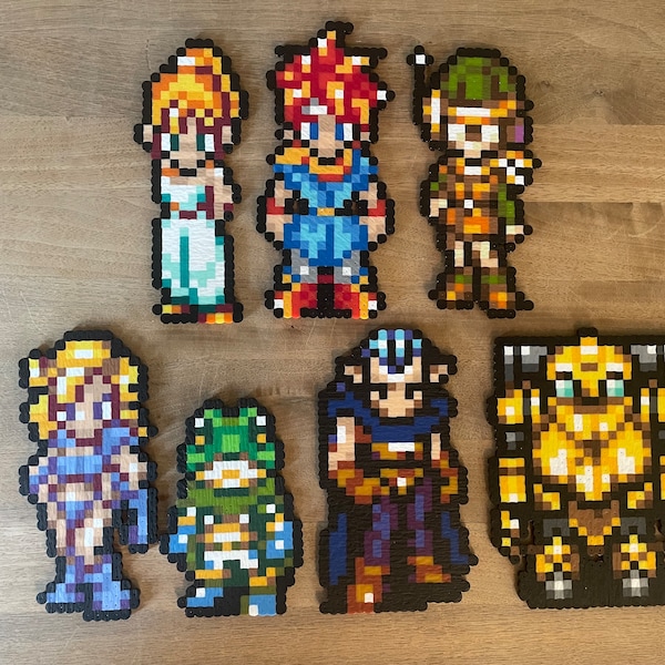 Chrono Trigger - Super Nintendo - Crono, Marle, Lucca, Frog, Robo, Ayla, Magus