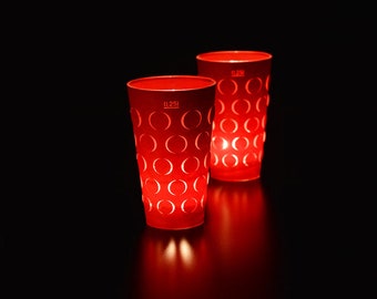 Dubbelicht 0,25L Red - 2 x Set of 2, excl. Glass