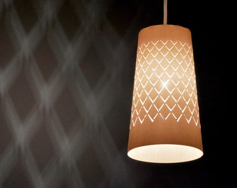 Luminous light open lampshade Ribbed lamp Frankfurt cider Ebbelwoi hanging lamp