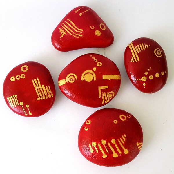 Gothic Painted Rocks Etsy