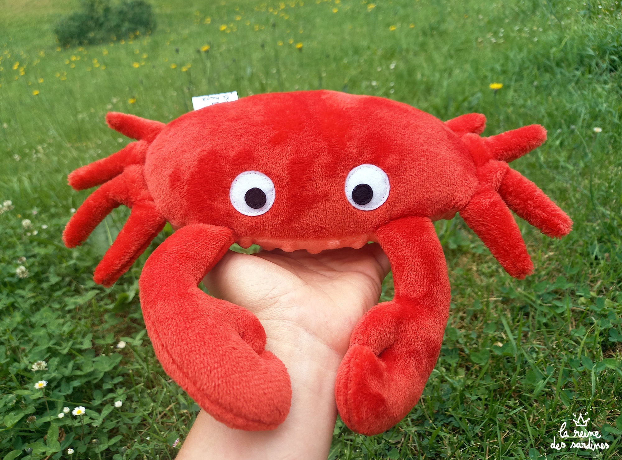 Peluche douce à câliner ⎮ Craby le Crabe