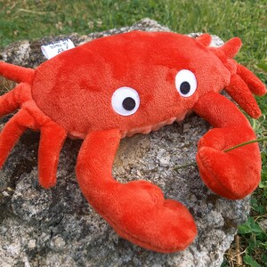 Universal - 2 pièces de vie réelle vie marine crabe rouge peluche crabe  doux et réaliste peluche animal marin jouet bébé enfant cadeau  d'anniversaire